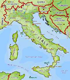 Map of Italy