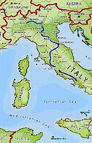 Rome-Amalfi Tour Map